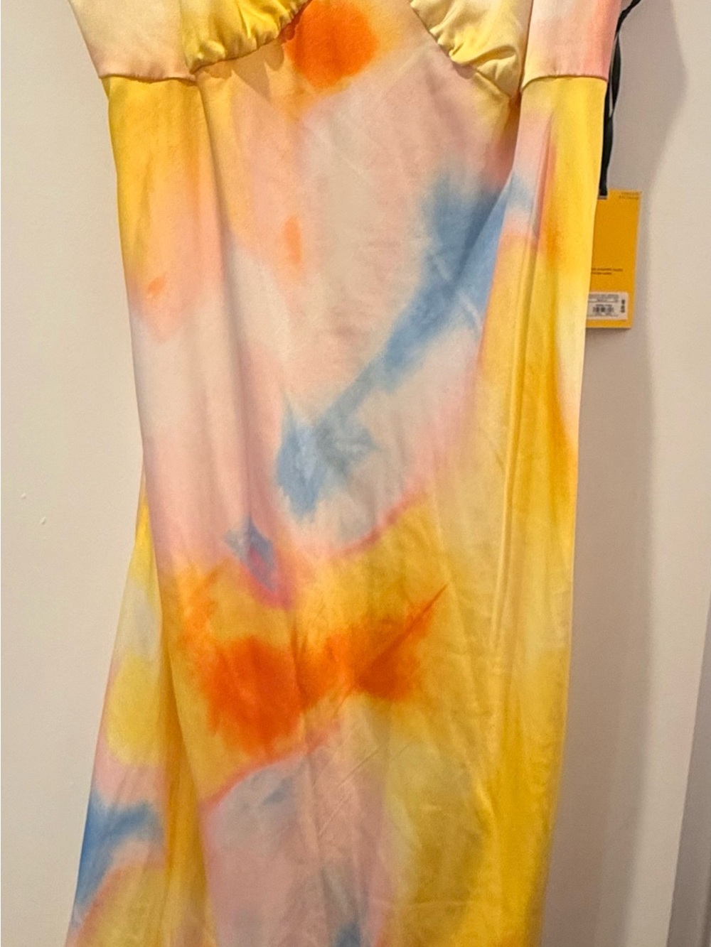 DVF x Target Tie-Dye Satin Maxi Dress